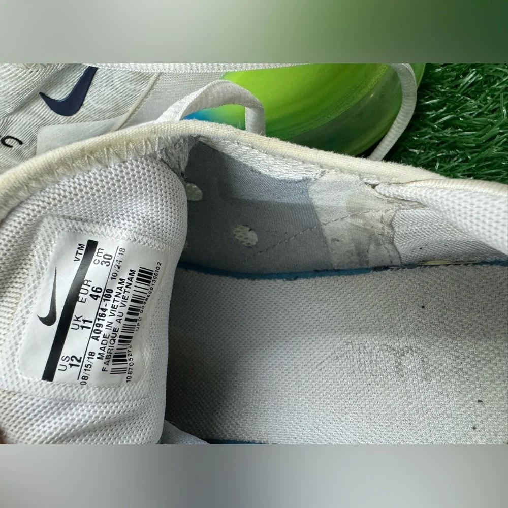 Nike Air Max 270 White Lime Blast Photo Blue Size‎ 12